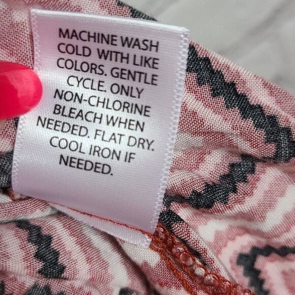 Candie's XS Pink Ribbed Knit Mini Dress High Neck Sleeveless Casual Mixed Media - Picture 9 of 9